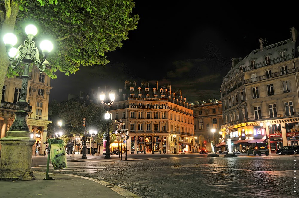 Ночной Париж, night Paris