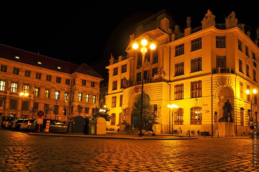 Прага, ночь